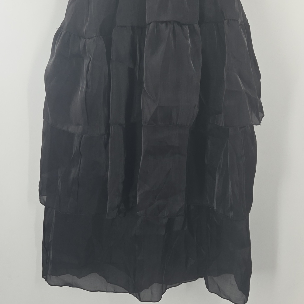 Black Tiered Dress Costume Wednesday Adams - Picture 11 of 16
